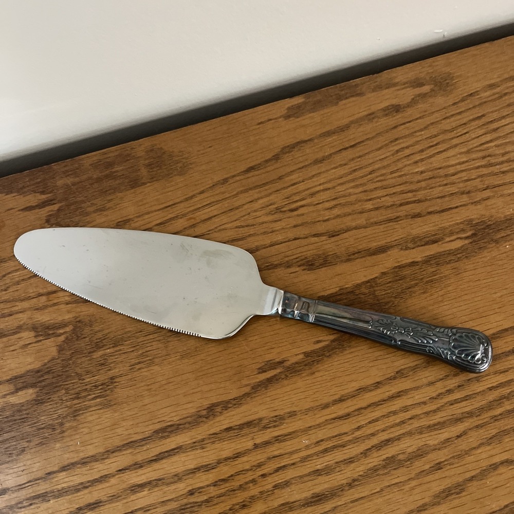 Vintage Hallmark‎ Stainless Steel Cake / Pie Server Korea Original Patina Handle